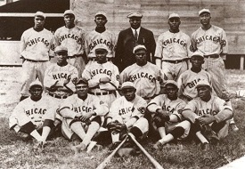Negro League Baseball 1919 Chicago American Giants