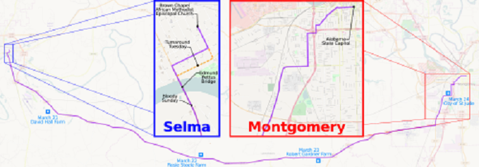 Selma To Montgomery Route